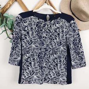 J. Crew | Embroidered Blouse